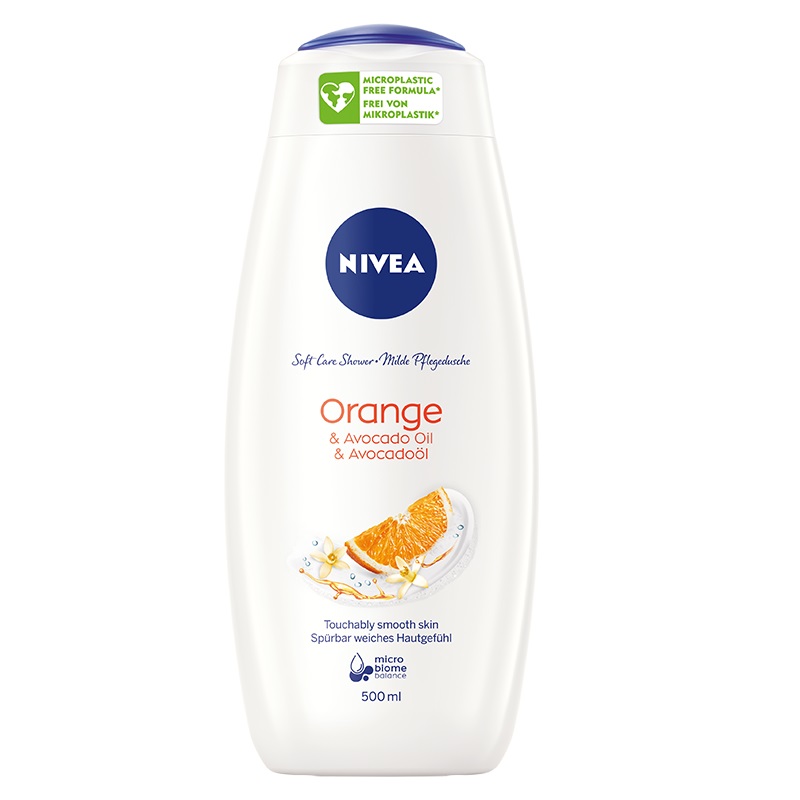 Гель для душа «Nivea» Orange & Avocado Oil Care Shower питательный, 500 мл