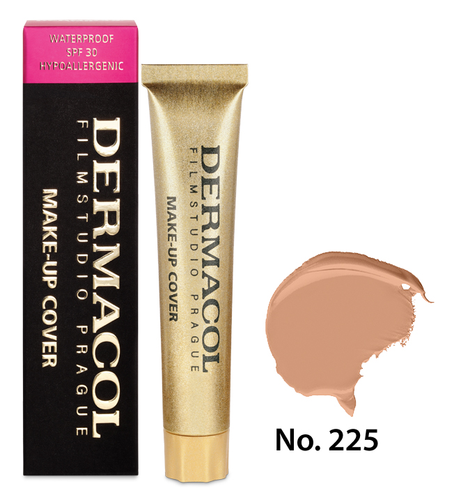 Крем тональный водостойкий «Dermacol» Make-Up Cover, 225, 30 г