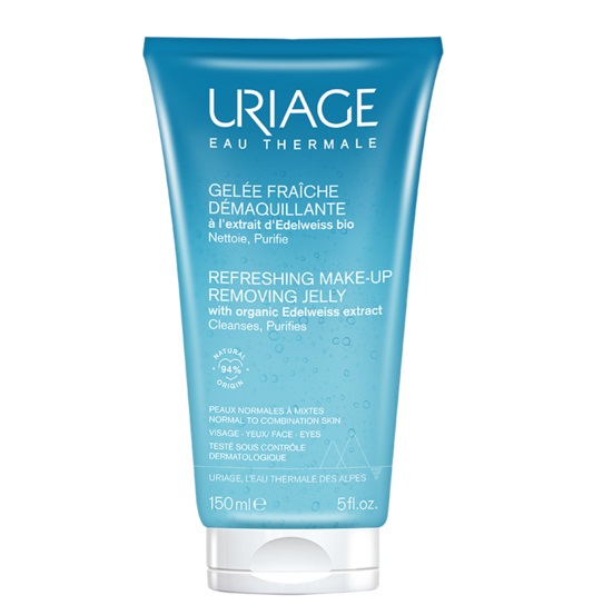 Гель для снятия макияжа  «Uriage» Eau Thermale Refreshing Make Up Removing Jelly, 150 мл