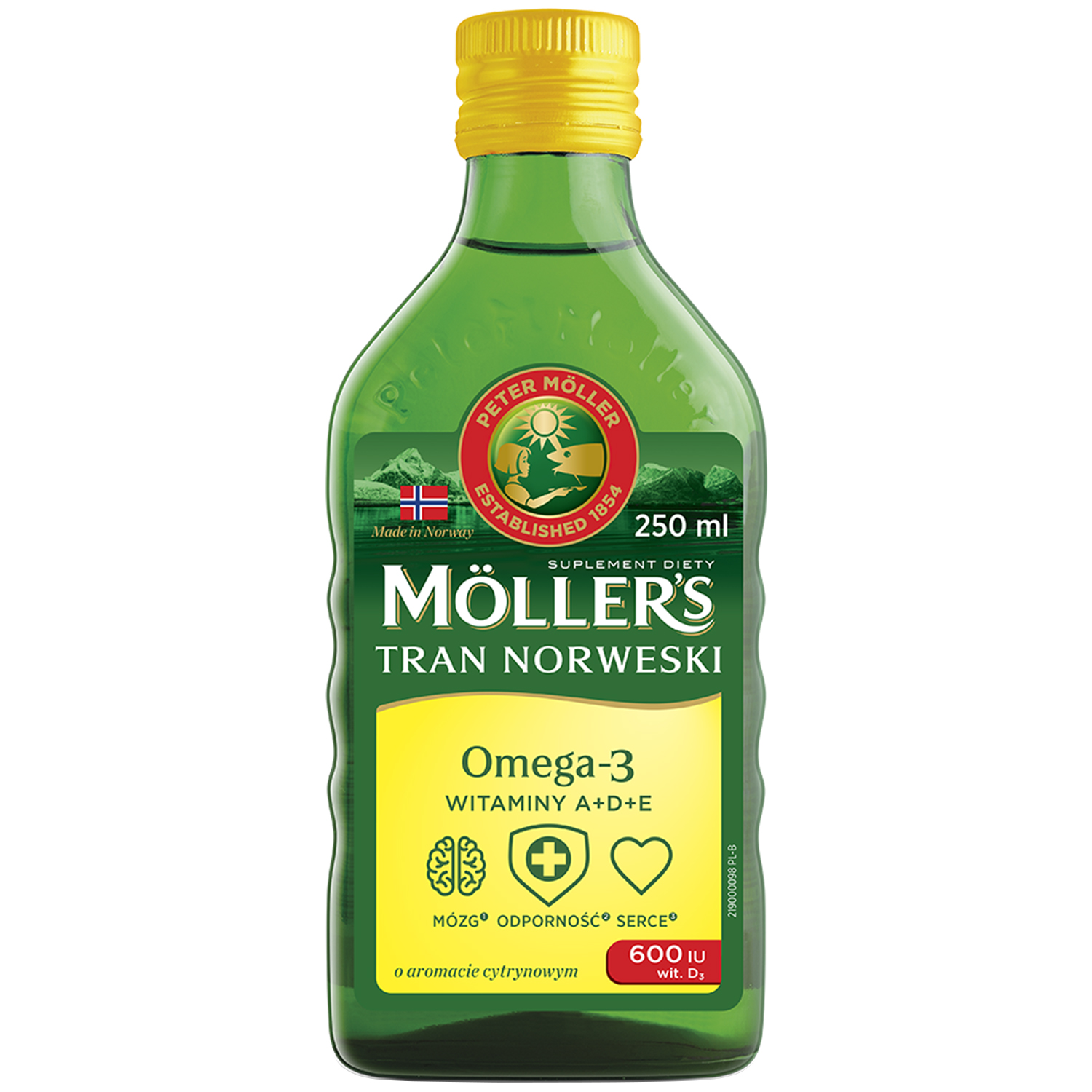 БАД"MOLLERS"(рыбий жир с лимон.вк)250мл