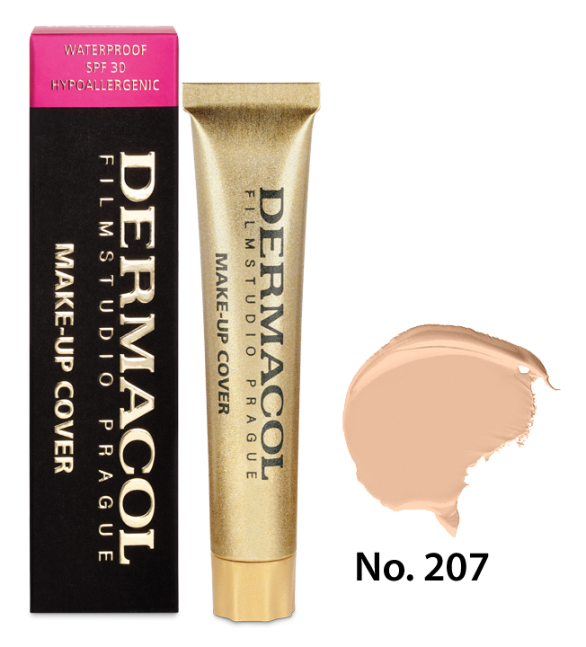 Крем тональный водостойкий «Dermacol» Make-Up Cover, 207, 30 г
